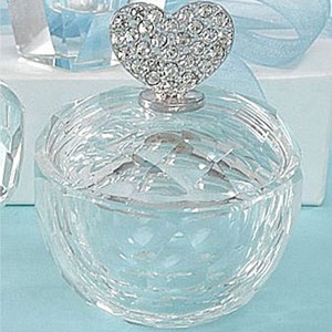 Bella scatola di gingillo gioiello di cristallo a forma di cuore per <span class=keywords><strong>bomboniere</strong></span> di nozze - Product Image 1