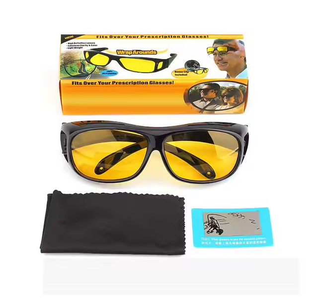 New Design Eyeglasses Outdoor Riding Glasses Myopia Set Mirror Polarized Fit Over Night Vision Glasses for Driving