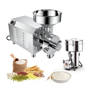 Automatische Industriële Mini Professionele Elektrische Keuken Hand Handleiding Pinda Maïs Kruid Graan Droog Voedsel Spice Grinder Kokosnoot