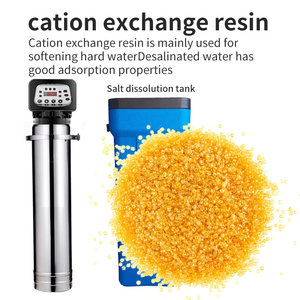 Tự động làm mềm nước thép không gỉ trung tâm máy lọc nước cứng làm mềm nước loại bỏ Canxi magiê với nhựa trao đổi - Product Image 2