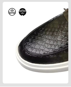 <span class=keywords><strong>Mocasines</strong></span> de Plataforma para Hombre, Casuales de Negocios para Uso Diario, con Diseño de Cocodrilo y Suela Gruesa, Zapatos de Vestir Sin Cordones - Product Image 3