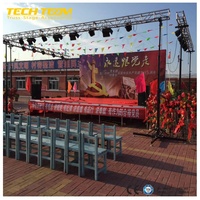 Torre de Elevación Telescópica Portátil de Alta Calidad para Line Array, Torre de Elevación para Cabina de DJ con Altura Máxima de 6.5m y Capacidad de Carga de 100kg