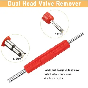 Outil de réparation de valve 33 pièces extracteur de noyau de valve outil de noyau de valve 4 voies avec emballage personnalisé - Product Image 4