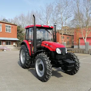 Сельскохозяйственный трактор мощностью 80 л.с. YTO-EX804 сельскохозяйственный колесный трактор с поворотным мотором