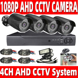 Kit de Sistema de Vigilancia de 4 Canales H.264 con Visión Nocturna, Paquete de Cámaras de Seguridad CCTV para el Hogar, Compatible con Tarjetas Micro SD y Android - Product Image 2