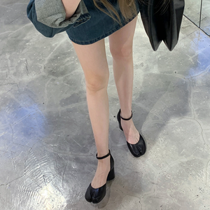 Sandali da donna con cinturino con fibbia alla moda 2025 estivi da donna <span class=keywords><strong>Mary</strong></span> <span class=keywords><strong>Jane</strong></span> tacchi alti Design <span class=keywords><strong>scarpe</strong></span> con punta Modulare da donna tacchi alti rotondi - Product Image 6