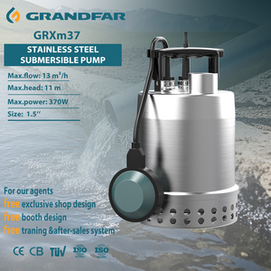 Bomba Sumergible de Acero Inoxidable Grandfar GRXm37 de 220V 370W, 11m de Altura de Elevación, Monofásica, con Motor de Cobre para Riego - Product Image 1