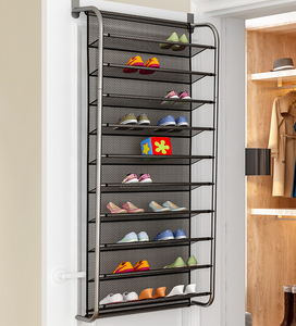 10 Tier Hanging <strong>Shoe</strong> Storage <strong>Rack</strong> <strong>the</strong> Door <strong>Shoe</strong> <strong>Rack</strong> for Closet Pantry Over <strong>the</strong> Door <strong>Shoe</strong> Organizer <strong>Wall</strong> Floating Shelves - Product Image 4