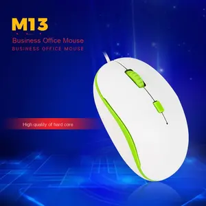 De Buena Calidad Mini M13 Usb Flat Mouse Slim Mouse <span class=keywords><strong>Ratones</strong></span> ópticos con cable Pc Computadora y portátiles Accesorios 1,2 m Cable 3D Mouse - Product Image 4