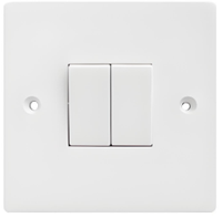 Panel Táctil Eléctrico Clásico Serie Blanca 1, Interruptor de Pared ABS de 10A, Control de Timbre, Clasificación IP20, Diseño Contemporáneo, Duradero
