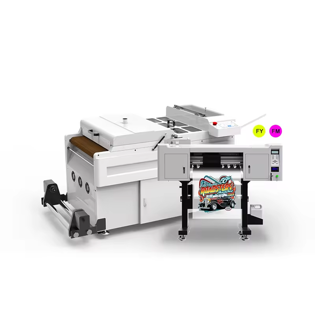 High Production 4 Heads Fluorescent DTF Printer 60cm Print Width DTF Printing Machine
