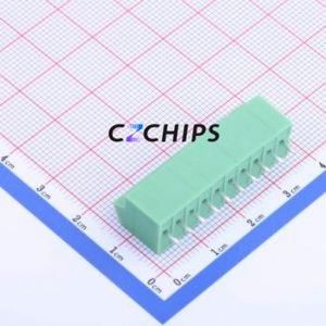 KF250NH-3.5-10P Spring Terminal Block Through hole Component (THT),P=3.5mm Connector 1x10P 3.5mm Green 10P - Product Image 2
