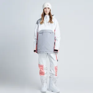 Benutzer definierte Frauen Männer Outdoor Wintersport Kleidung Ski anzug Wind breaker Wasserdichte Jacken Hosen Snowboard Wear Schnee anzug für Frauen