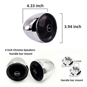 Amplificateur de son pour <span class=keywords><strong>moto</strong></span> étanche avec qualité sonore Hi-Fi, émetteur FM pour ports USB et AUX - Product Image 1