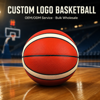 Aiju Logo personnalisable de haute qualité Taille standard pour les matchs d'entraînement de club intérieur et extérieur Basketball