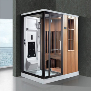 Cabine <span class=keywords><strong>de</strong></span> <span class=keywords><strong>douche</strong></span> vapeur <span class=keywords><strong>de</strong></span> luxe <span class=keywords><strong>moderne</strong></span> en acrylique et alliage d'aluminium, taille personnalisable, best-seller, prix d'usine, avec sauna - Product Image 3