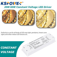 Alimentation à découpage CC à tension constante 60W 48V 36V pour LED, avec variateur personnalisé, certifiée ROHS, usine de Shenzhen