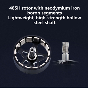 Mô-tơ bánh xe trung tâm BLDC mô-men xoắn cao 48V 72V 2000W cao cấp cho xe đạp điện, xe máy điện, hệ thống truyền động trực tiếp - Product Image 3