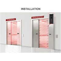 Capteur de lumière à rideau infrarouge YS180 IP54 17 paires pour ascenseurs modernes et hôtels, OEM ODM