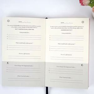 2025 Custom Logo Linen Fabric Cover A5/<b>A4</b> Business Office <b>Planner</b> Personalized Wedding Vows Book with Printed Journal Gift - Product Image 5