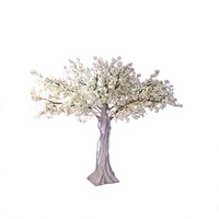 Arbre artificiel en fleurs de cerisier en fibre de verre, hauteur 300 cm, résistant à l'eau, feuilles au toucher naturel, décoration intérieure pour mariage