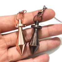 Chaude Reiki Navette Pendule Divinatoire Pendule Spirituel Wicca Équilibrage Pendulo Ésotérique Cuivre Métal Pendule pour Divination