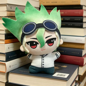 Muñeco de Peluche de <span class=keywords><strong>Anime</strong></span> <span class=keywords><strong>Dr</strong></span>.<span class=keywords><strong>STONE</strong></span>, Mini Peluche de Senku Nanami Ryusui, Colgante de Mascota de Manga Suave, Compatible con Tamaño Personalizado para Venta al por Mayor - Product Image 6