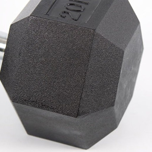 Mua Tập Thể Dục Trọng Lượng 2.5Kg 5Kg <span class=keywords><strong>7.5Kg</strong></span> 10Kg 12.5Kg 15Kg 17.5Kg 20Kg Quả Tạ Cao Su Màu Đen - Product Image 4