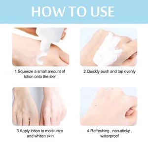 Crème éclaircissante pour les aisselles, les jambes, les genoux et la peau du corps, bio, avec logo personnalisé OEM - Product Image 4