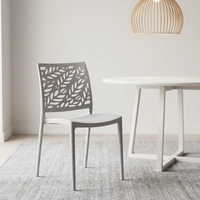 Chaise de salle à manger empilable en plastique PP, colorée, pour bistro et restaurant – Offre spéciale