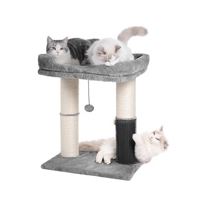 ต้นไม้แมวแบบครบชุดจากโรงงานพร้อมบ้านแมว แพลตฟอร์มขนาดใหญ่ ฐานมั่นคง หอคอยขนาดเล็ก เฟอร์นิเจอร์สำหรับสัตว์เลี้ยง ขายส่ง OEM - Product Image 1
