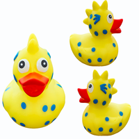 Canard en caoutchouc promotionnel personnalisé de jouets de bain flottants en vinyle de 5.5cm