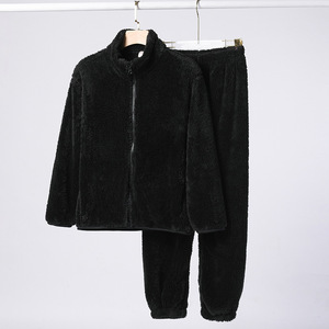 <span class=keywords><strong>Pigiama</strong></span> Invernale Caldo in Pile Polare e Velluto, Personalizzabile in Colore, Taglia e Logo, con Cerniera, per <span class=keywords><strong>Donna</strong></span>, per Casa e Esterno - Product Image 4