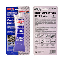 Joint adhésif en silicone pour RTV 85g, bleu, pack de tubes adhésifs