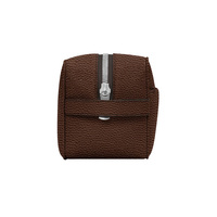 Sacs de voyage cosmétiques portables de luxe en cuir véritable avec logo personnalisé, motif filigrané, poignée souple et fermeture éclair – Collection Yanzhi Fashion