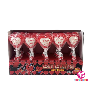 <span class=keywords><strong>Saint</strong></span> <span class=keywords><strong>Valentin</strong></span> Dulces Saveur de fruits sucrés amour Bonbons durs <span class=keywords><strong>Confiserie</strong></span> Mélange rouge et blanc Couleur Sucette en forme de coeur - Product Image 6