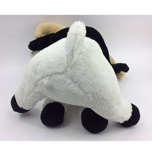 Peluche a forma di pecora dei cartoni animati, morbido e coccoloso, in bianco e nero, per bambini - Product Image 4