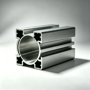 Profilé d'extrusion industriel personnalisé en aluminium/acier inoxydable, boîtier de cylindre en alliage usiné CNC de précision pour l'automatisation - Product Image 1
