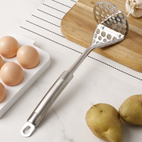 Zware Professionele Roestvrijstalen Groentestamper Handmatige Pers Keukengereedschap Koken Aardappelen Fruit Gebruiken Handmatige Hand