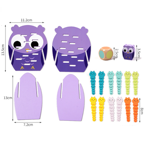Divertido <span class=keywords><strong>Juego</strong></span> <span class=keywords><strong>de</strong></span> Construcción <span class=keywords><strong>de</strong></span> Búho <span class=keywords><strong>de</strong></span> Dibujos Animados, Bloques <span class=keywords><strong>de</strong></span> Ensamblaje, <span class=keywords><strong>Juego</strong></span> <span class=keywords><strong>de</strong></span> <span class=keywords><strong>Mesa</strong></span> Interactivo <span class=keywords><strong>de</strong></span> Educación Temprana para Niños, Regalos <span class=keywords><strong>de</strong></span> Madera, Juguetes - Product Image 5