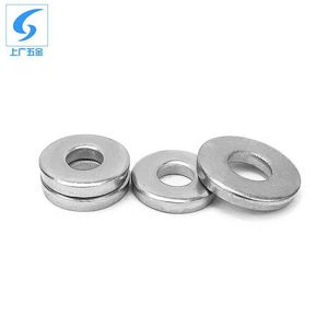 แหวนรองแบบเรียบ เซี่ยงไฮ้และกวางโจว M3 M6 M8 M10 M36 สแตนเลส 304 GBT96-1985 ผิวเรียบ - Product Image 1