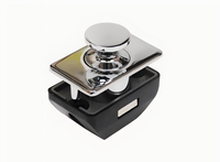 Serrure à bouton de luxe pour VR, Serrure de porte d'armoire suspendue, Serrure à bouton-poussoir dissimulée, Serrure de tiroir VR entièrement métallique, Serrure à pression