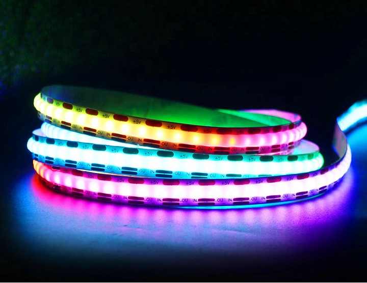 USB 5v WS2811 IC Type Smart Digital Magic RGBIC LED Strip Color Chasing ...