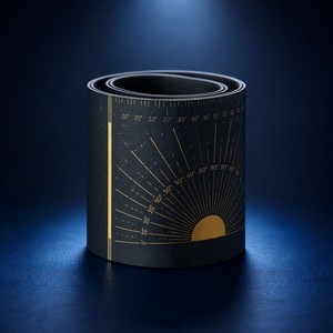 Ruban à mesurer flexible pour tuyaux avec double échelle en pouces et en mm pour les plombiers et les soudeurs de systèmes HVAC - Product Image 2
