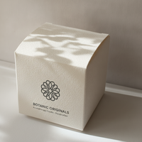 Boîte en carton ivoire personnalisée OEM, petite boîte RTE avec gaufrage à chaud doré pour crème contour des yeux en marque blanche