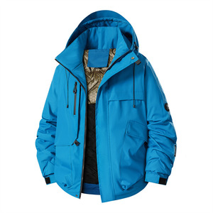 Veste rembourrée en coton au graphène, doublure polaire, épaisse, coupe-vent, pour le travail, avec doublure intérieure, idéale pour l'hiver - Product Image 3