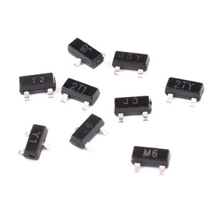 S8050ทรานซิสเตอร์ติดพื้นผิว <span class=keywords><strong>S8550</strong></span> SS8050 SS8550 S9012 S9013 S9014 S9015 S9018 Y1Y2J3J6J8M6 J3Y 2TY <span class=keywords><strong>SOT23</strong></span> 2T1 - Product Image 1
