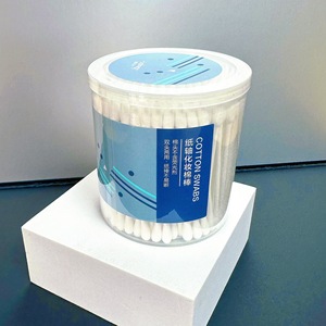<span class=keywords><strong>Coton</strong></span>-tiges en <span class=keywords><strong>coton</strong></span> pur à double extrémité, absorbants, pour le nettoyage des oreilles, usage domestique et étudiant, avec boîte de rangement - Product Image 2
