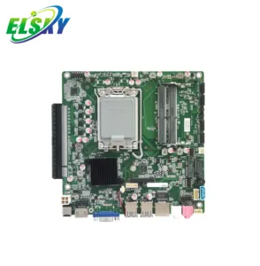 ELSKY Chipset H610 Ddr4 Motherboard QM6300 I9 Motherboard PCI-E X16 Interface Supports 4K Resolution DP Ports RS232