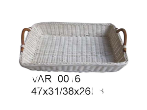 Cesta de ratán ecológica tejida a mano de Vietnam Organización elegante del hogar y almacenamiento de despensa de cocina - Product Image 6